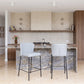 Linz Counter Stool (Set of 2) in Gray