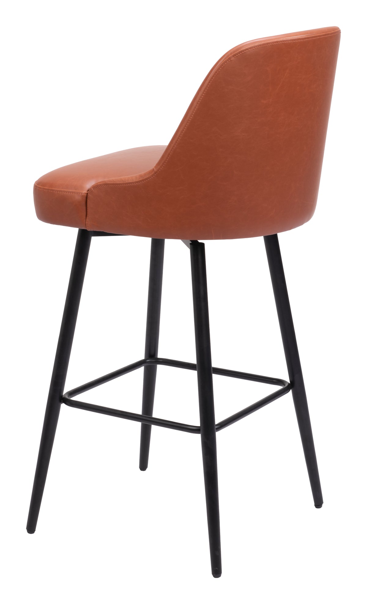 Keppel Swivel Barstool in Brown