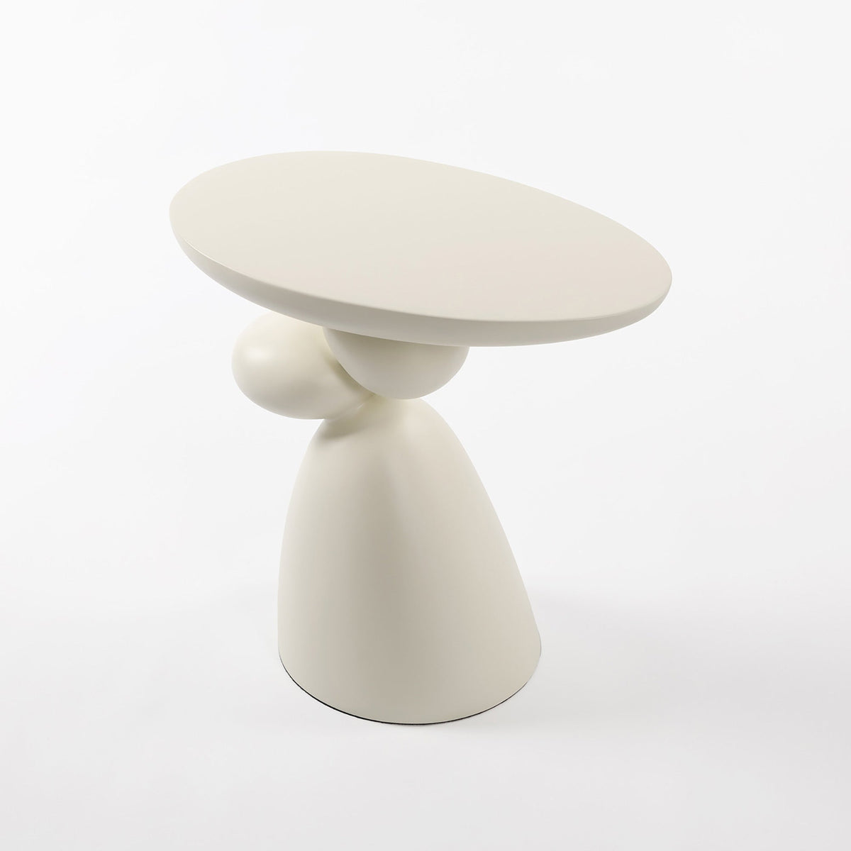Edric Fiberglass Corner End Table