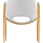Desi Dining Chair (Set of 2) in White & Gold