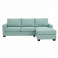 Modena L-Shaped Sectional Sofa - Leslie Robins Egg - Fabric (10)