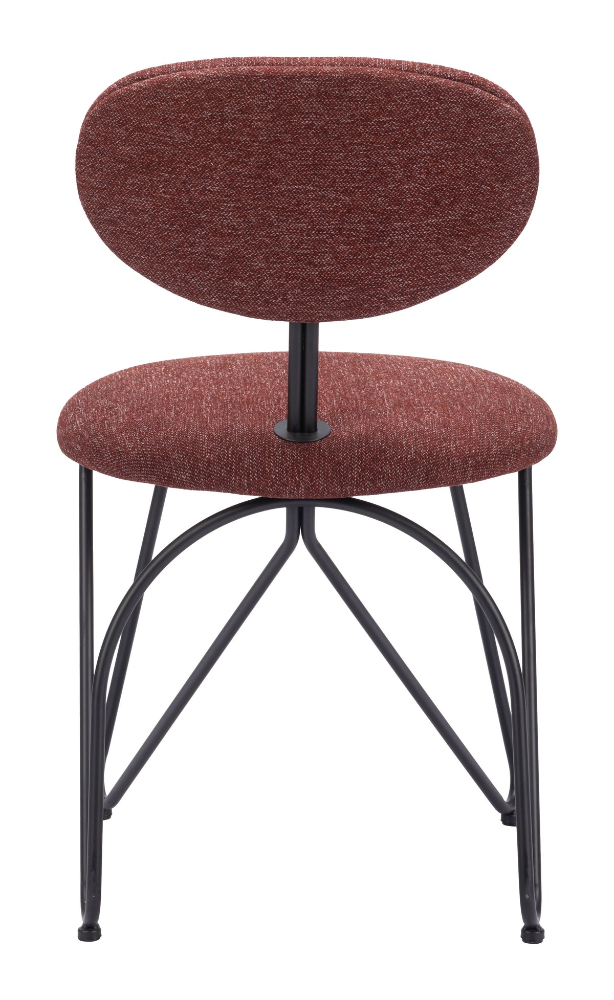 Novi Dining Chair (Set of 2) in Maroon Brown
