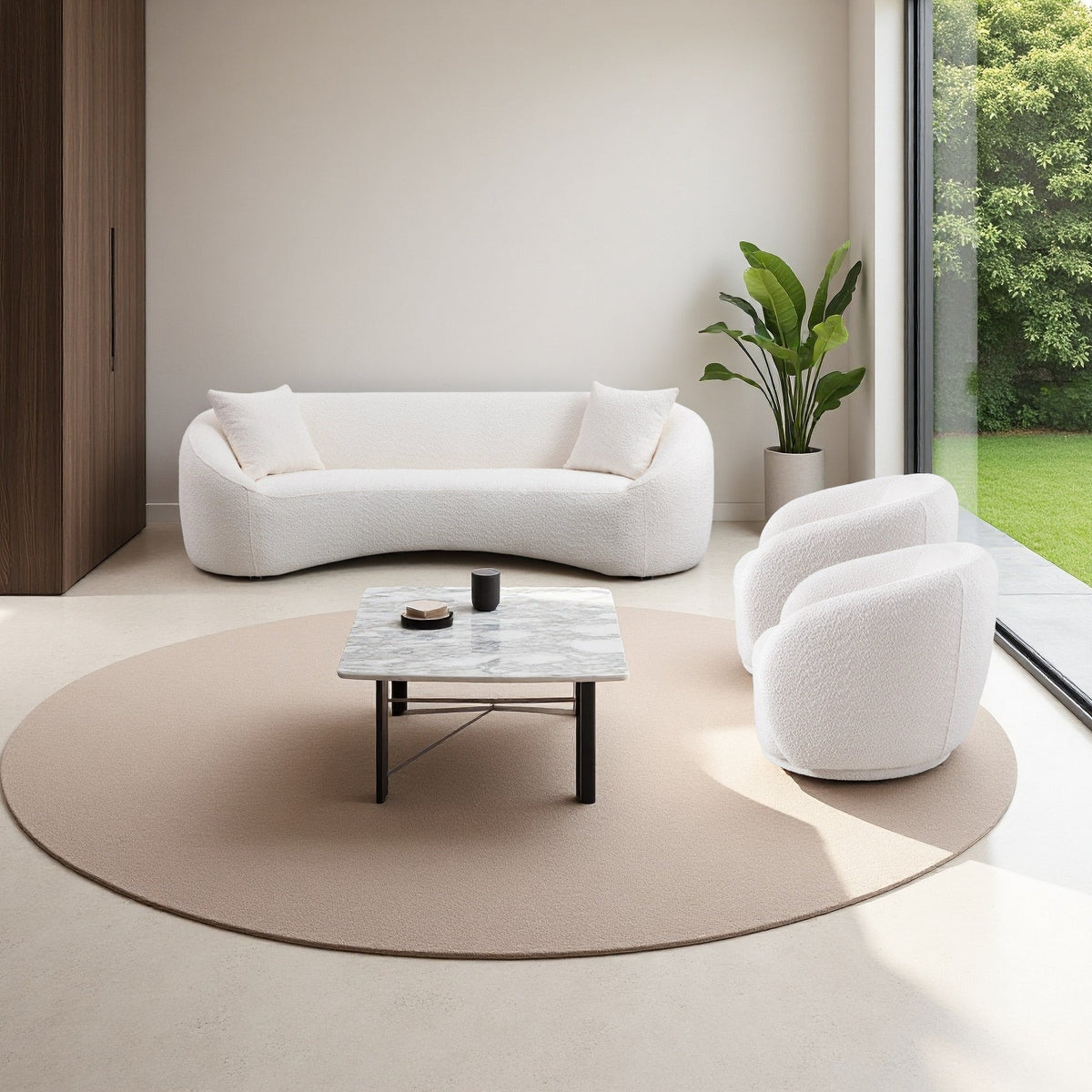 Lysander Curved Sofa