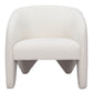 Lopta White Accent Chair