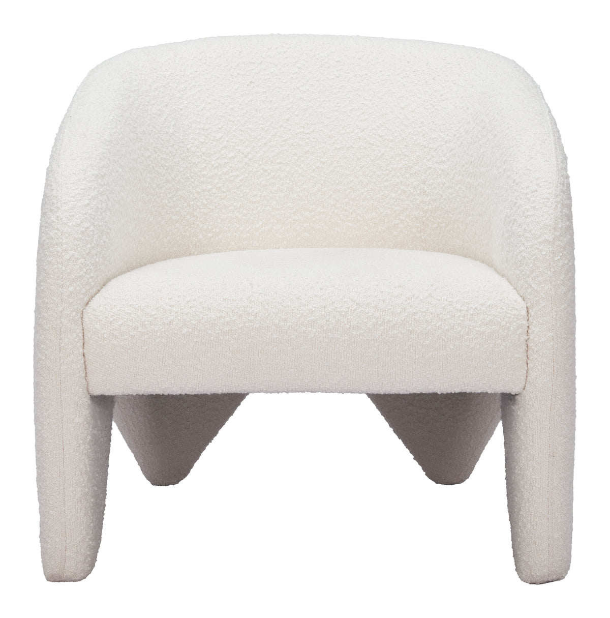 Lopta White Accent Chair