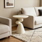 Edric Fiberglass Corner End Table