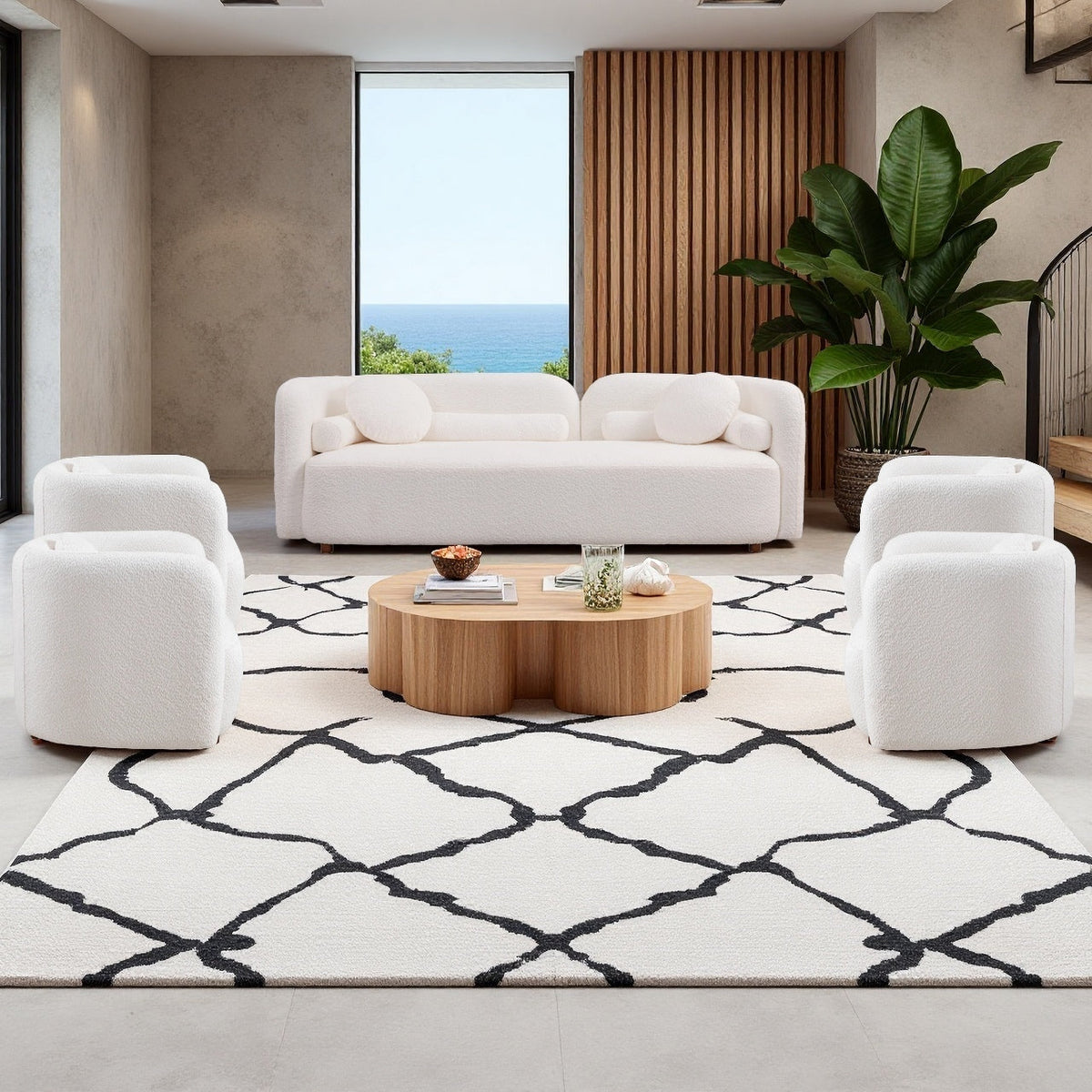 Gethin Boucle Sofa Set