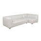 Lukas 2-piece sectional with right-facing chaise in cream