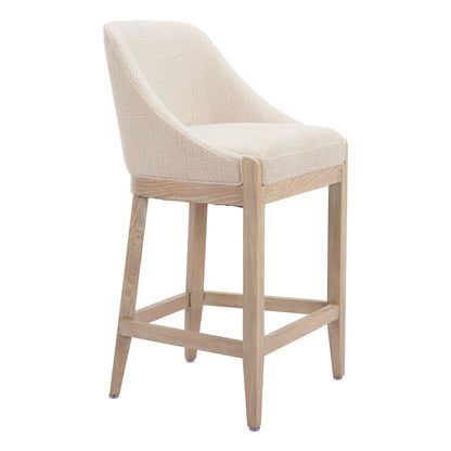Calmo Beige Counter Stool