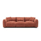 Modern Deep Seated Plush Cushion Sofa 102' (2 Colors)