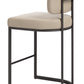 Velar Beige & Gray Counter Stool (Set of 2)