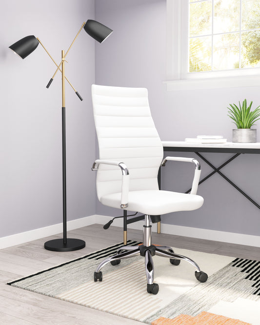 Primero White Office Chair