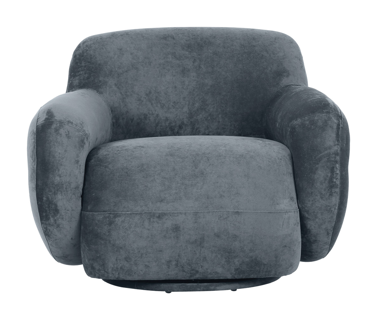 Boble Storm Gray Swivel Chair