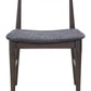 Tuzka Gray & Espresso Dining Chair (Set of 2)
