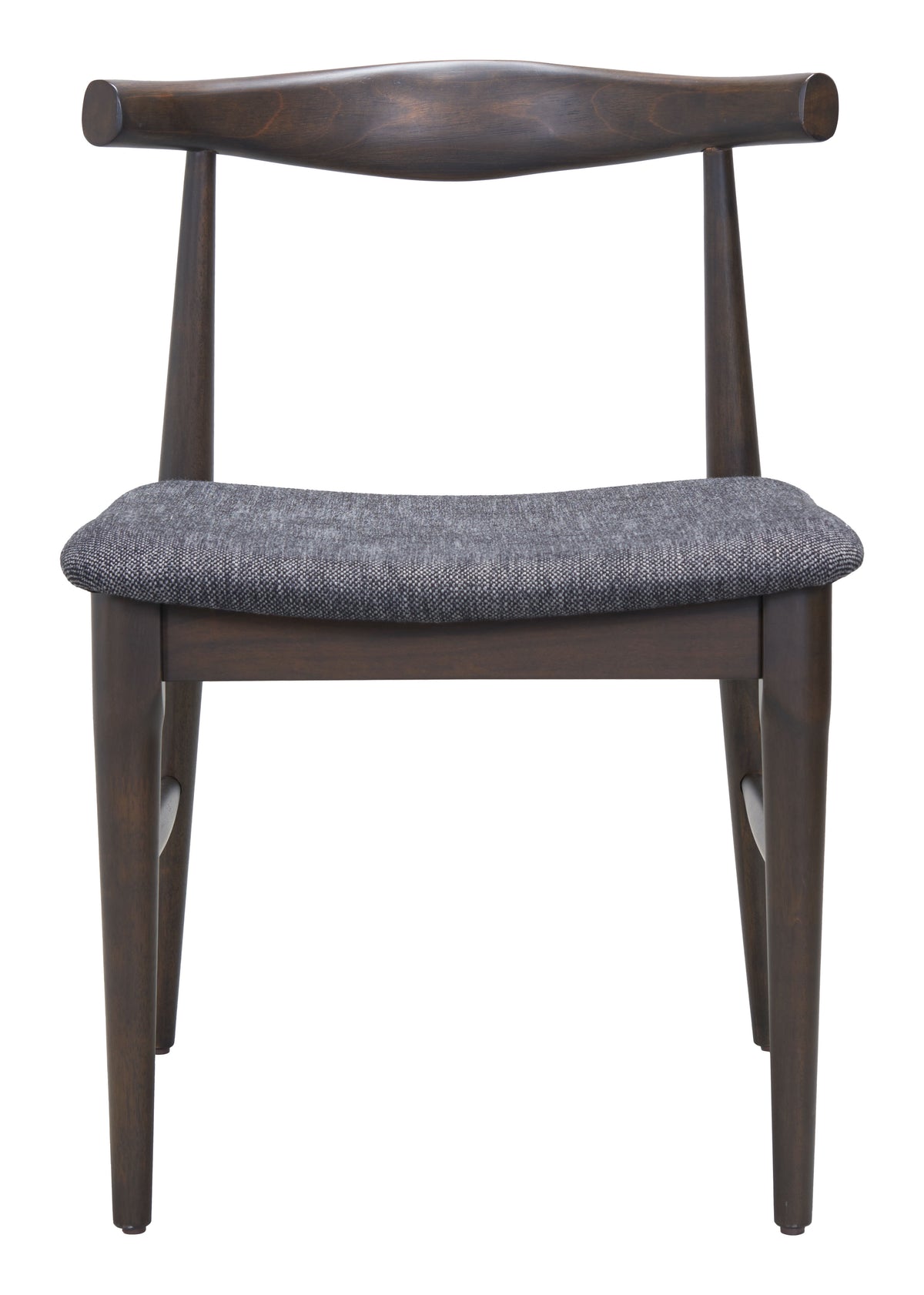 Tuzka Gray & Espresso Dining Chair (Set of 2)