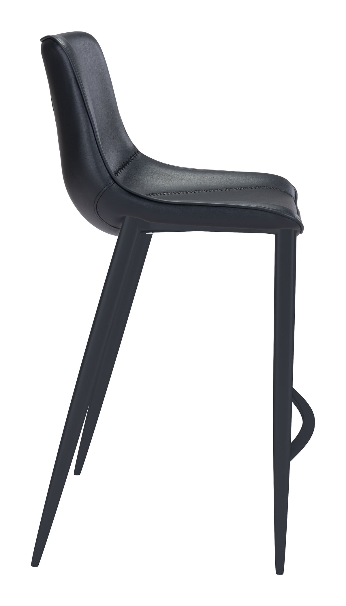 Magnus Barstool (Set of 2) in Black