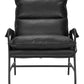 Halaus Black Accent Chair