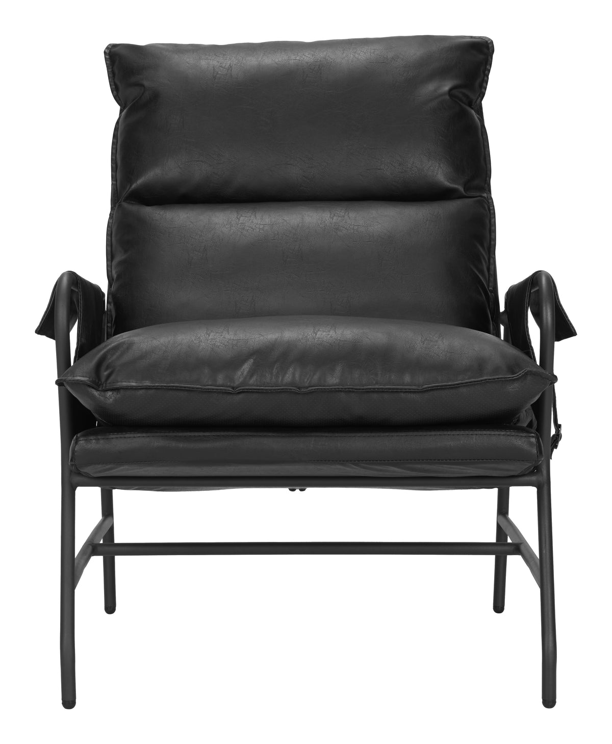 Halaus Black Accent Chair