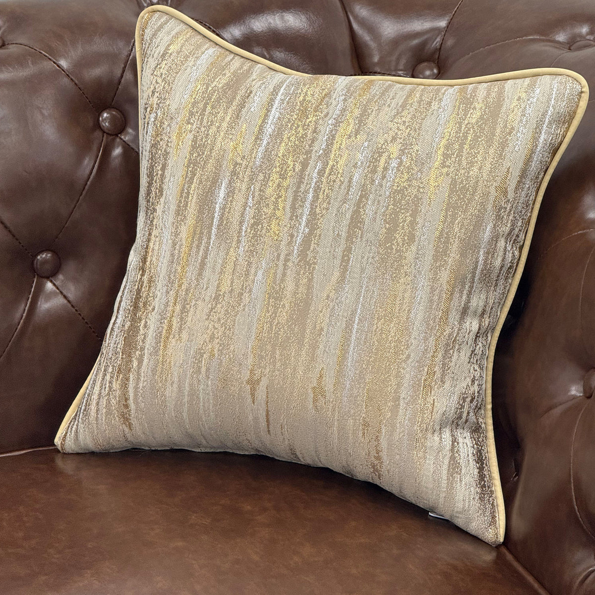 Barrington Faux Leather Chesterfield Sofa