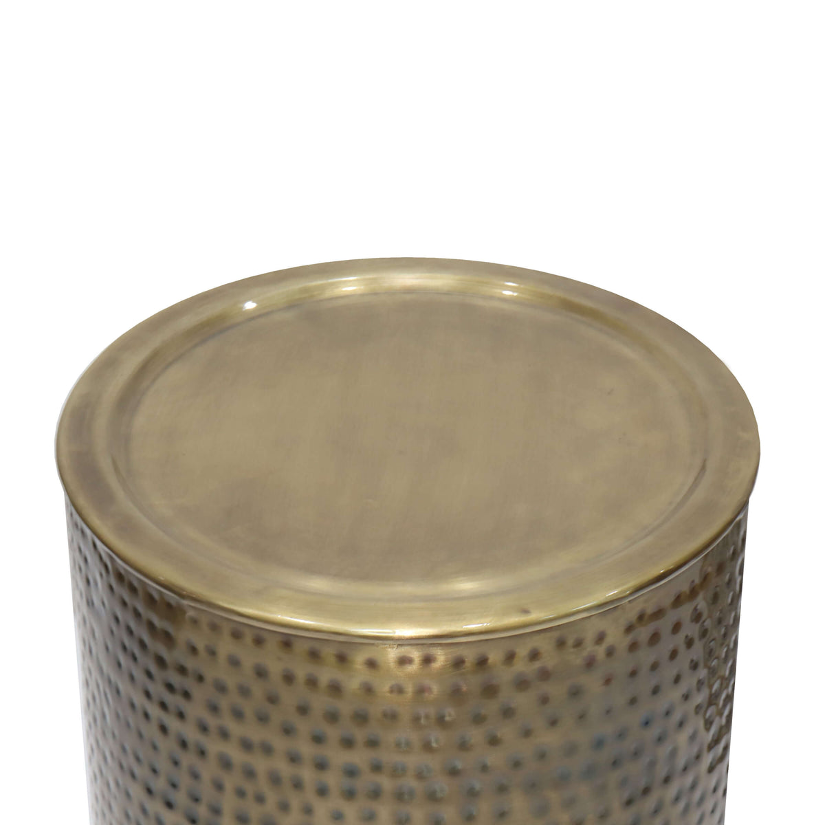 Corbin hammered side table Antique Gold – photo 6