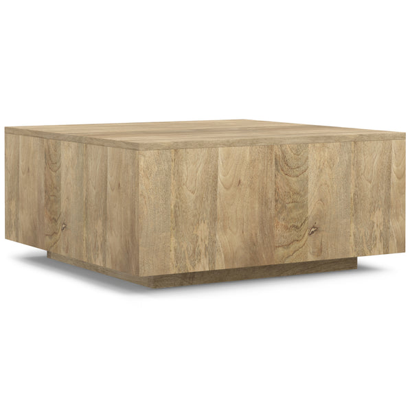 Lockhart Natural Mango Wood Coffee Table – 30