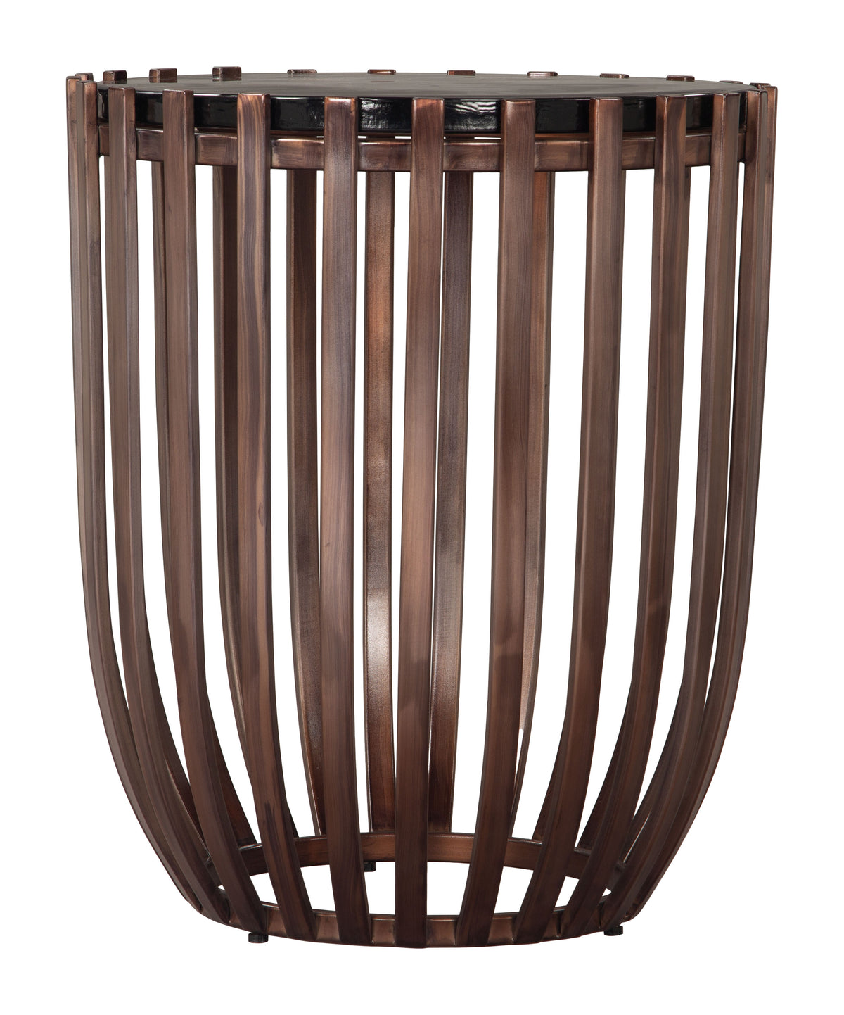 Kafig Bronze Side Table