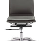 Lider Plus Armless Office Chair in Gray