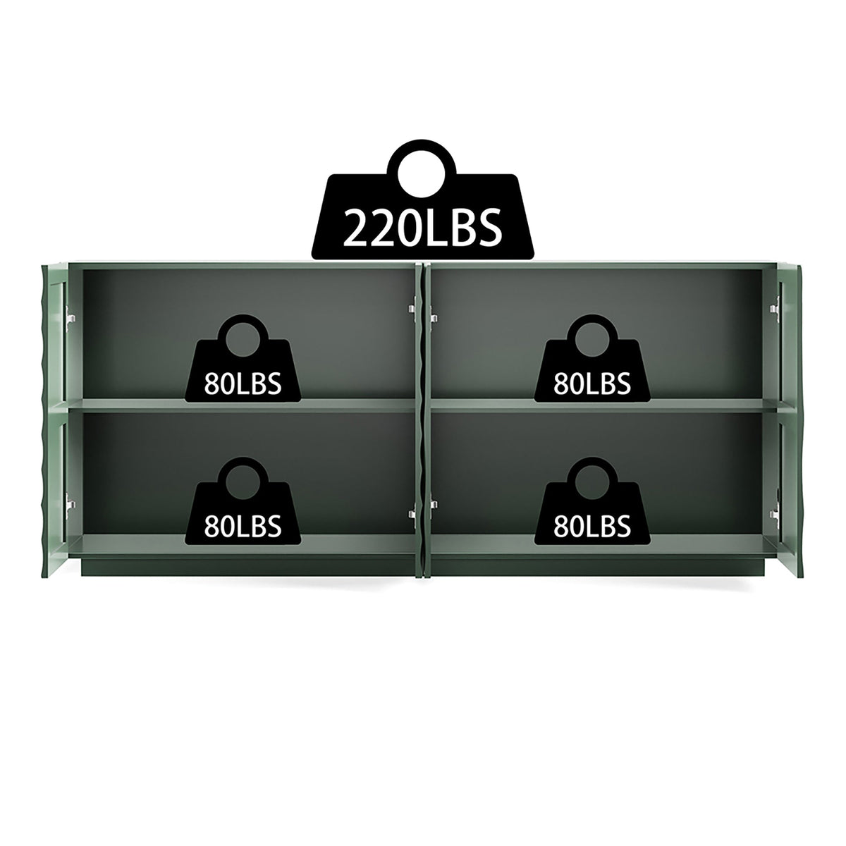 Wells 4-Door Sideboard
