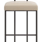 Velar Beige & Gray Barstool (Set of 2)