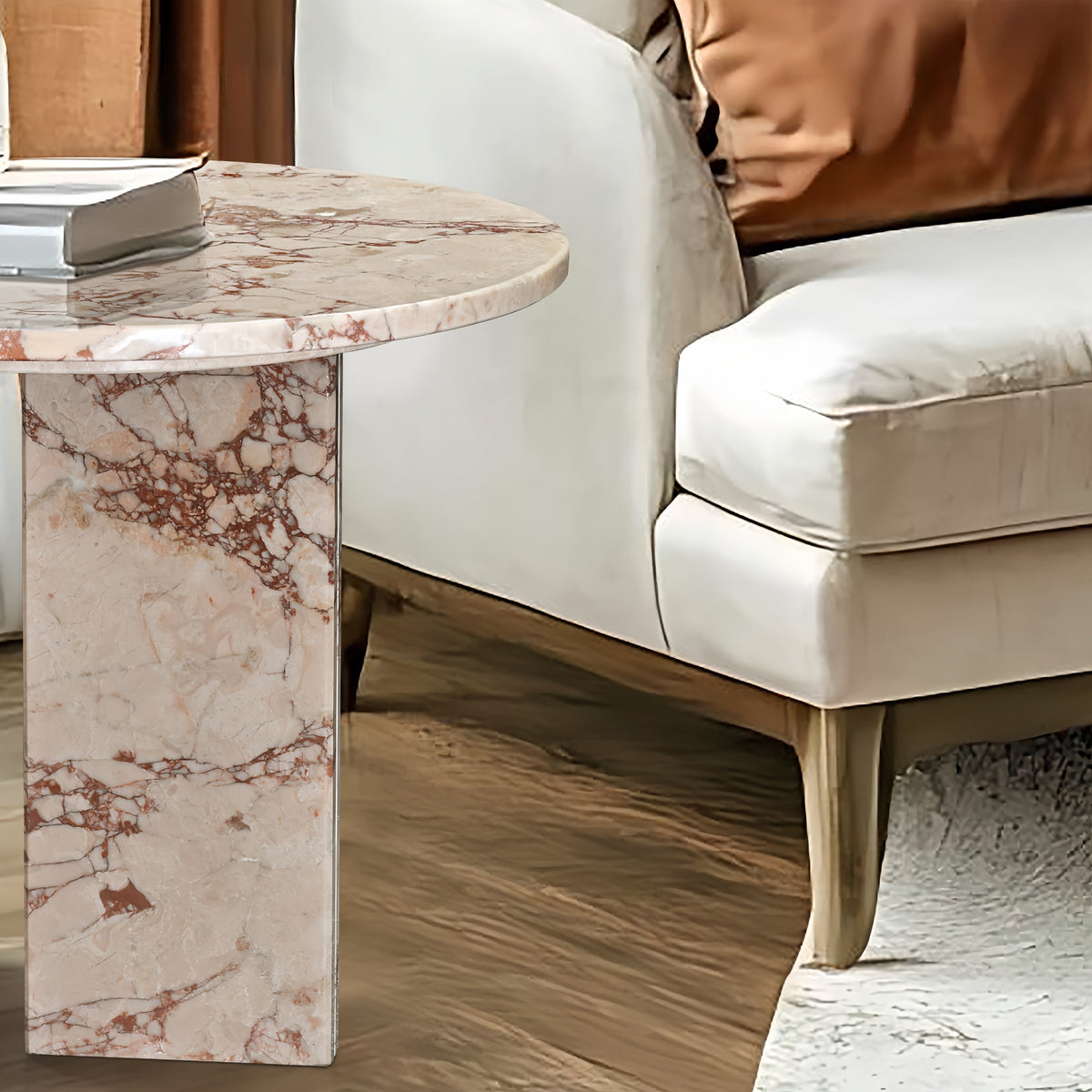 Vesna Marble Round Coffee Table