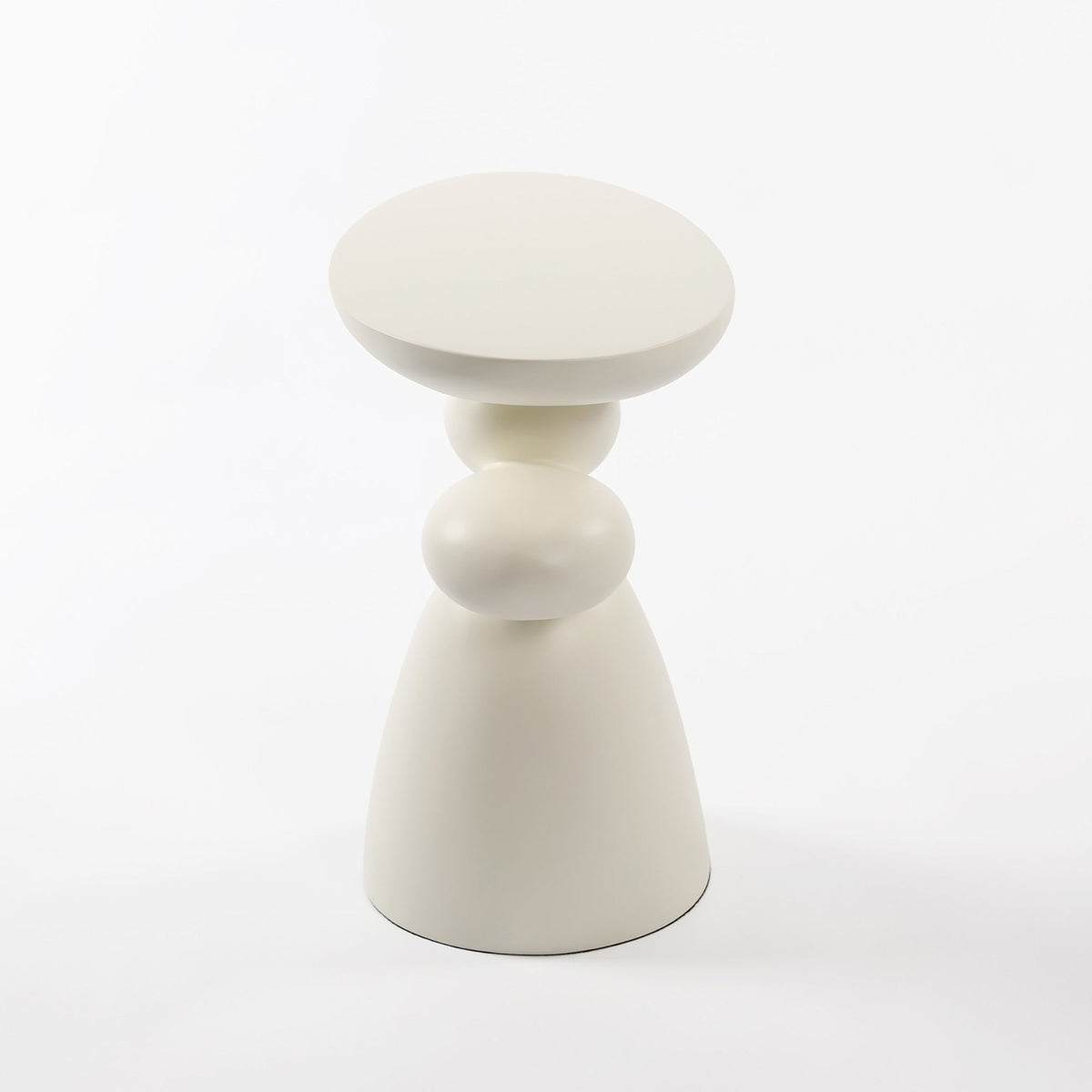 Edric Fiberglass Corner End Table