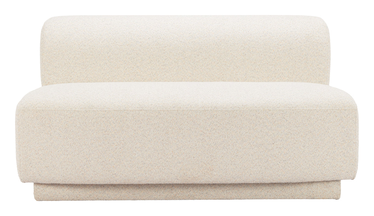 Anese Multigrain Beige Loveseat