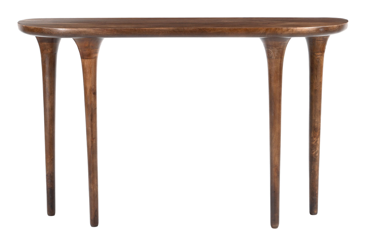 Spiker Walnut Console Table
