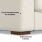 Charlie Deep Seater Loveseat Sofa 78' (2 Colors)