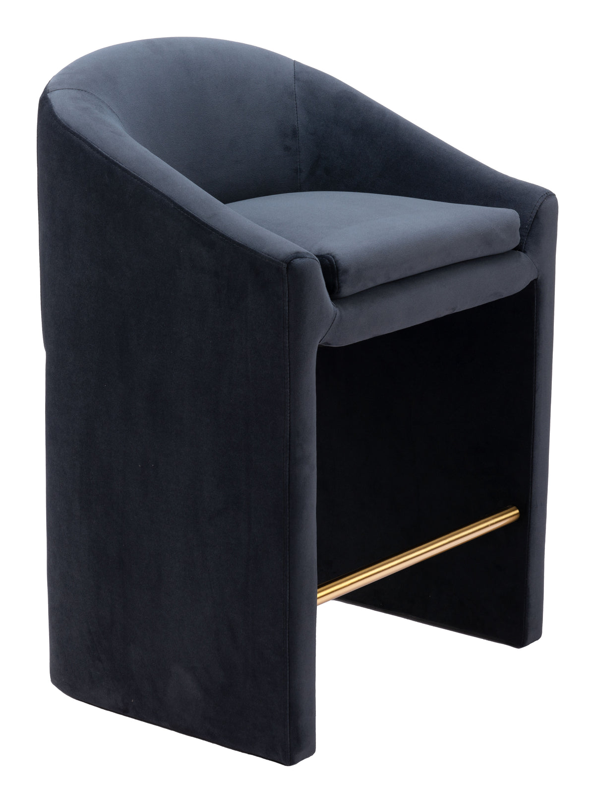 Emas Midnight Gray Counter Stool