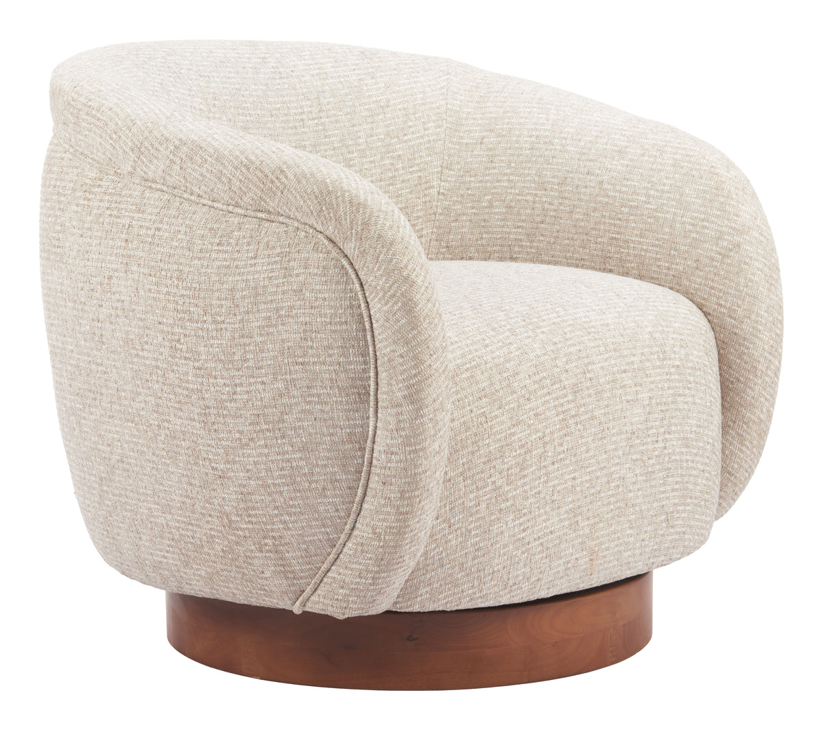 Vinta Beige Swivel Chair