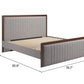 Somune Gray & Walnut King Bed
