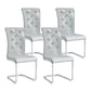Kinsey Gray, Electroplated Legs, Set of 4