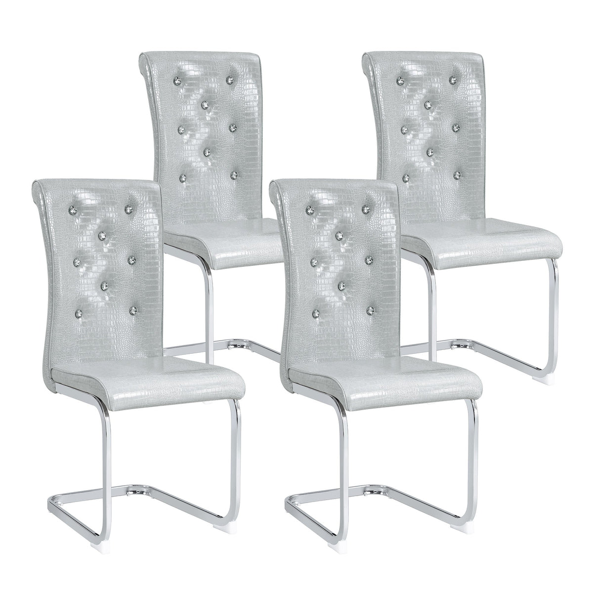Kinsey Gray, Electroplated Legs, Set of 4