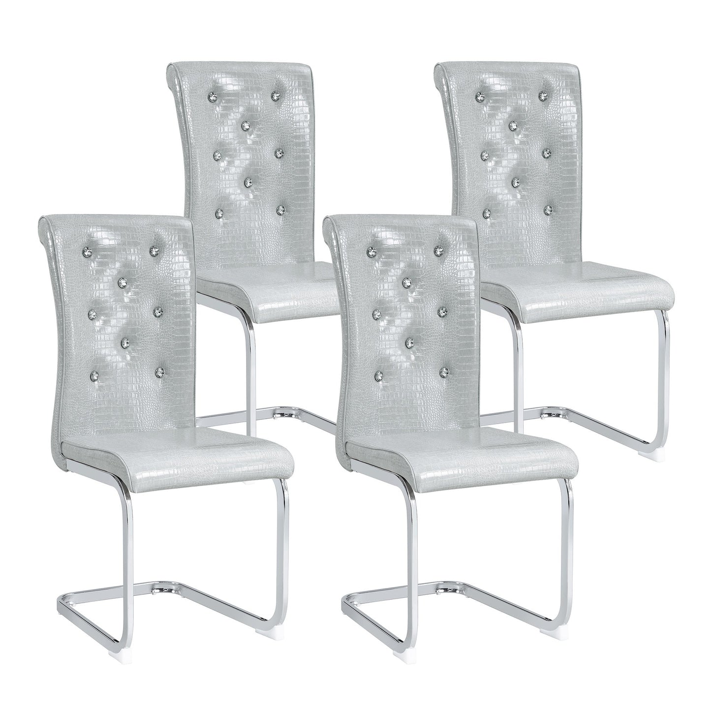 Kinsey Gray, Electroplated Legs, Set of 4