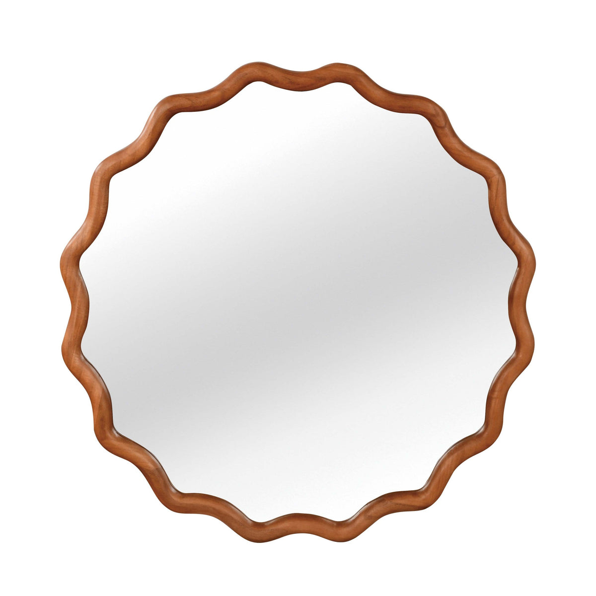 Otto Wavy Round Mirror