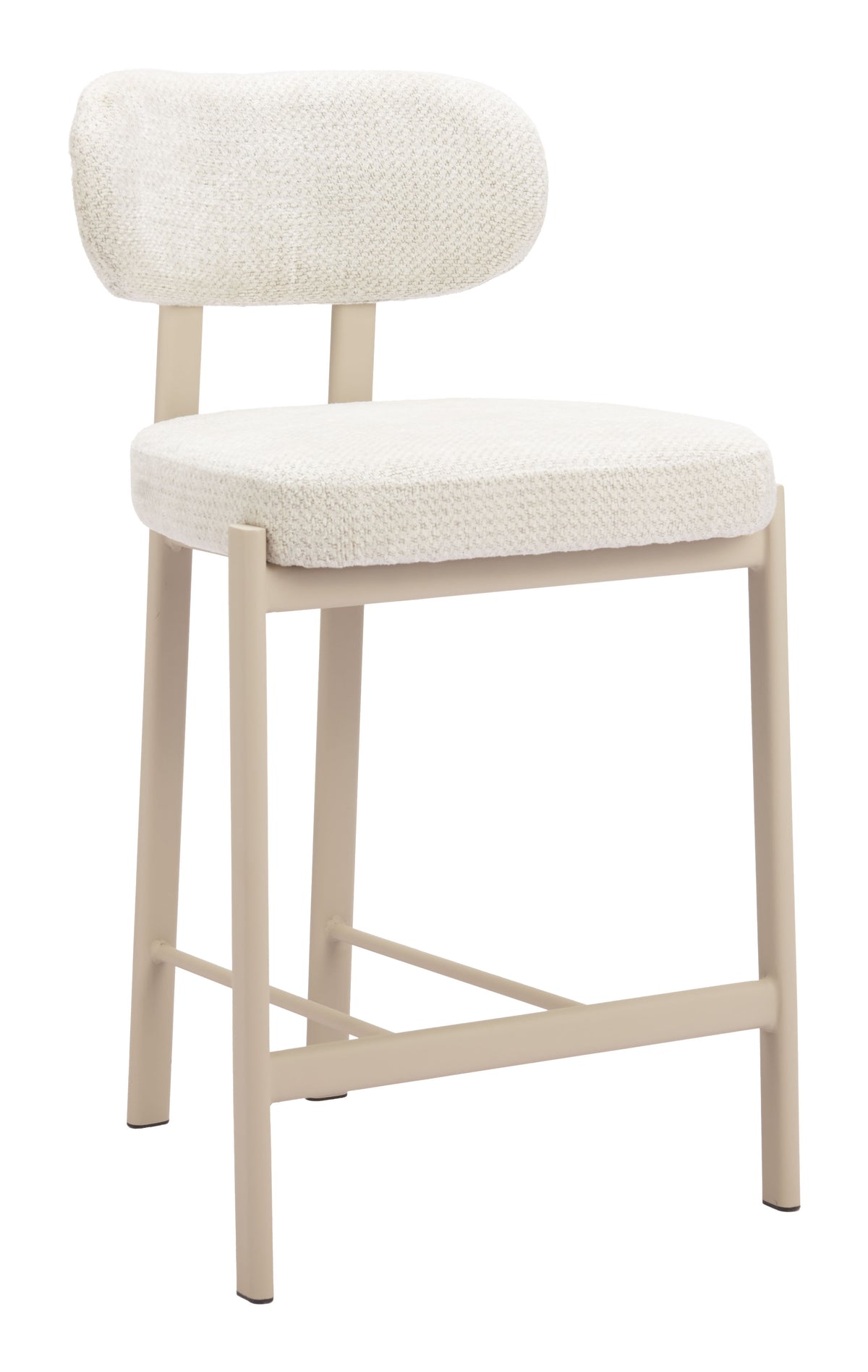 Aurea Light Gray Counter Stool (Set of 2)
