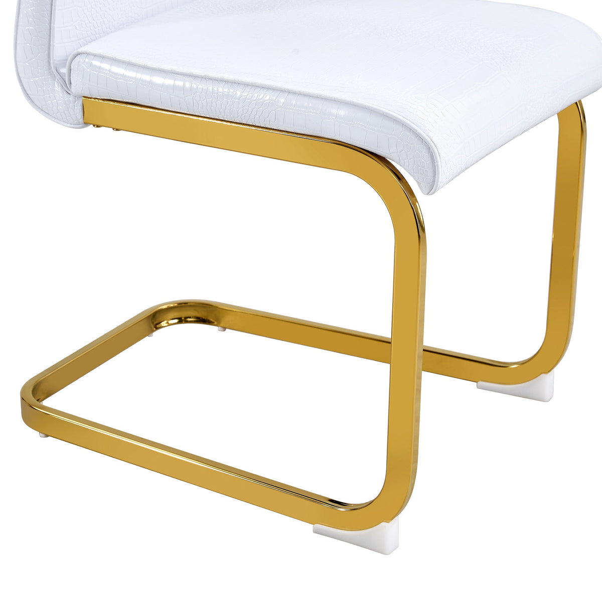 Kinsey White, Gold Legs, Set of 4