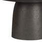 Alexa Black Cast Aluminum Coffee Table 30'