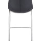 Magnus Barstool (Set of 2) in Black & Silver