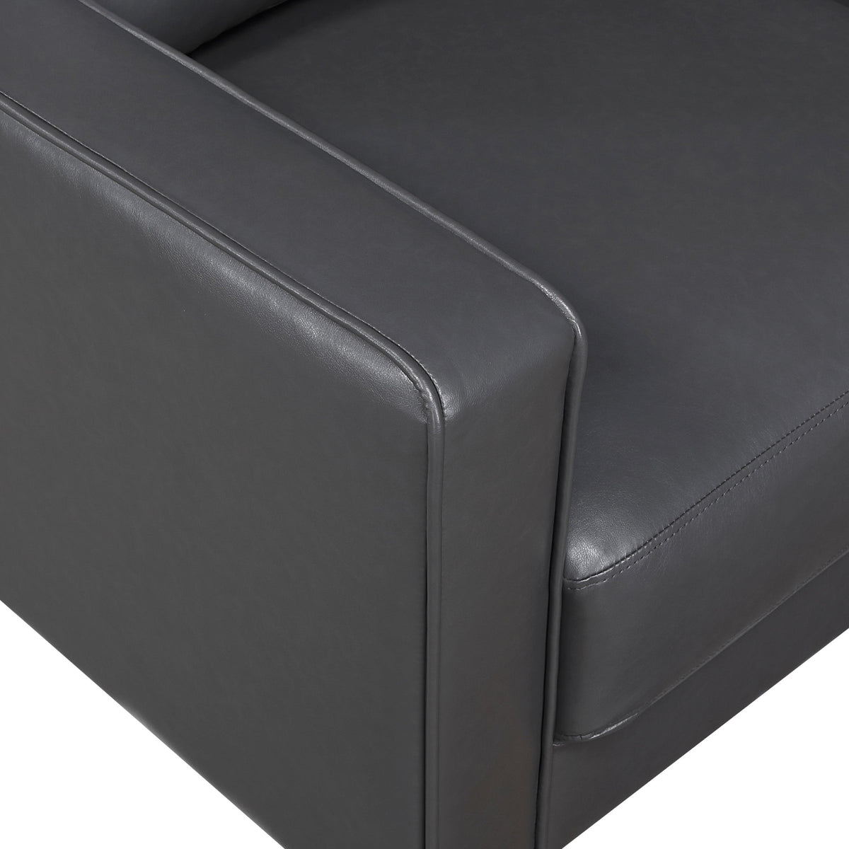 Thayer Faux Leather Sofa
