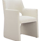 Minet Linen White Dining Chair