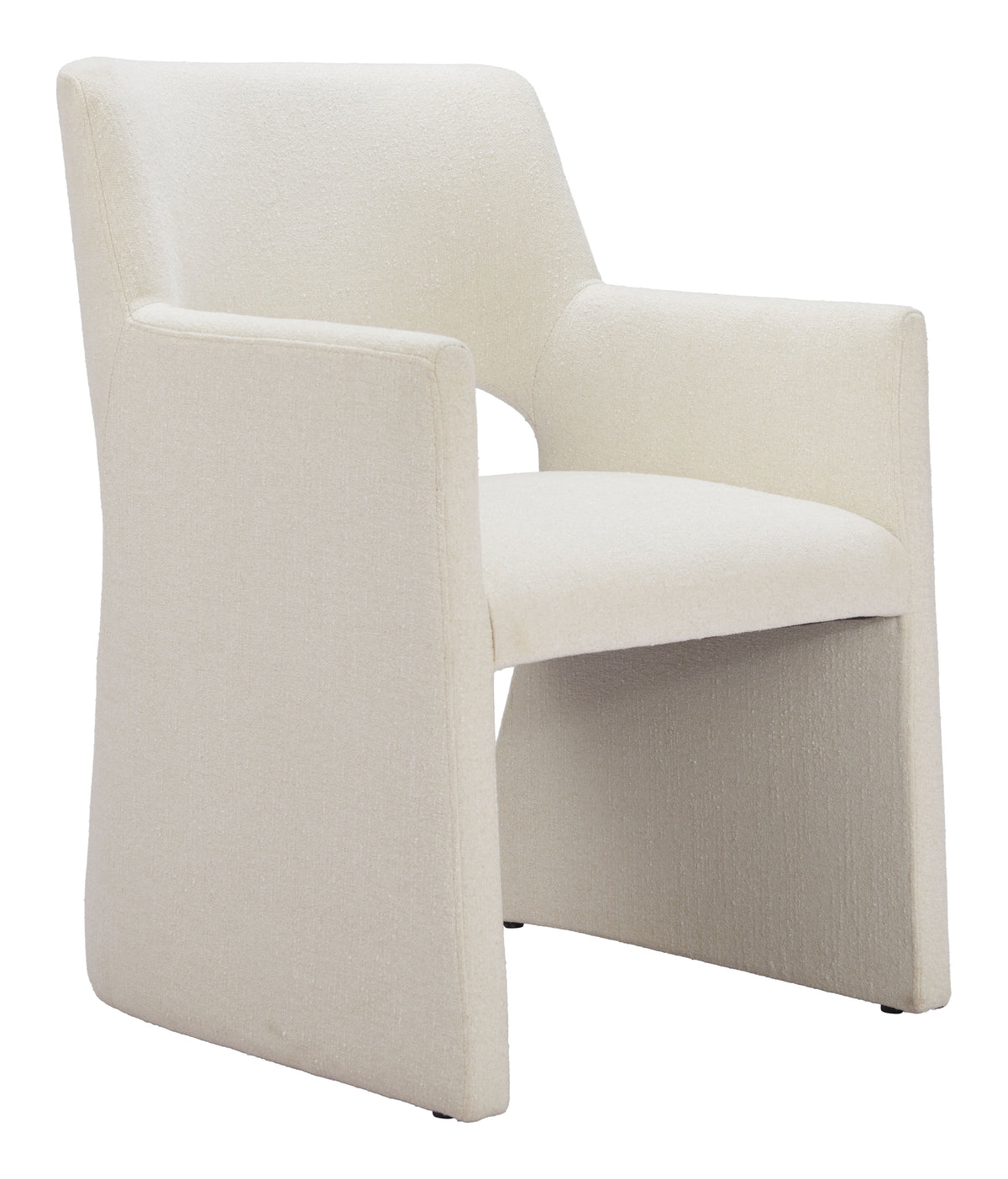 Minet Linen White Dining Chair