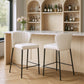 Linz Counter Stool (Set of 2) in Cream