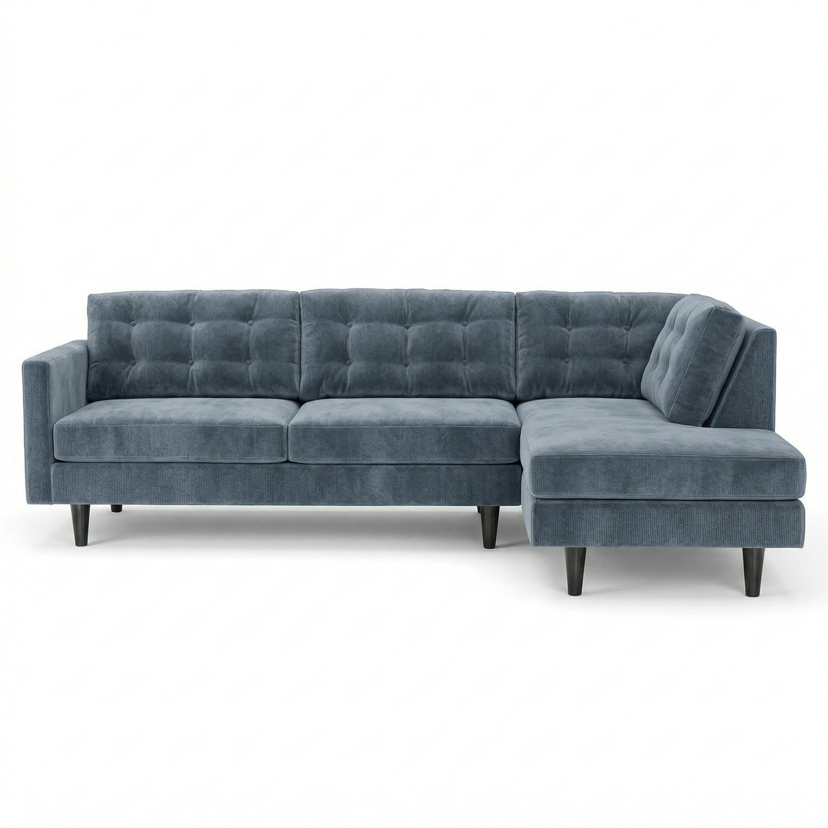 Talmadge Sectional Sofa – 120" L-Shaped, Made in USA - Leslie Peacock - Fabric (7)